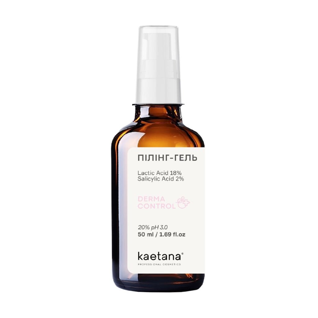 Пілінг-гель для обличчя Kaetana Derma Control молочно-саліциловий, 50 мл